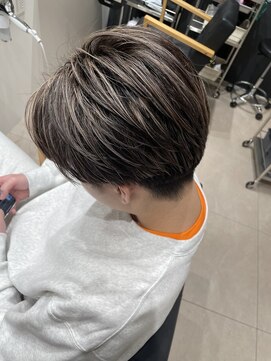 カエラ バイ アメリ(kaela by ameri) 【kaela 仲丸】Ｍｅｎ’ｓデザインカラー&ハンサムショート