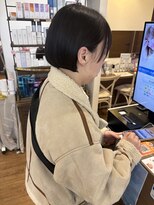 ビーバイシージャストビューティー(B by C just beauty)&nbsp;伸ばす途中　メンテナンス　丸みボブ