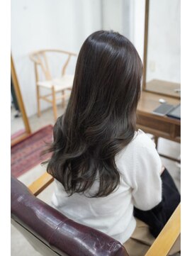 アリー 原宿 表参道(ALLY) 髪質改善ブリーチなしカラー×広がり改善×艶グレージュロング