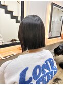 切りっぱなしボブ