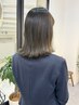 似合わせカット+カラー+ハイライト＋Aujuaトリートメント髪質改善 ￥24750