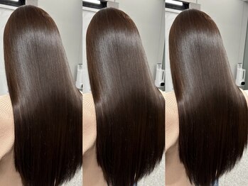 フォルテ ガーデン ヒルズ 静岡店(FORTE GARDEN HILLS)の写真/憧れの地毛風ストレートへ♪酸性ストレートで叶える、理想の髪質改善縮毛矯正体験◎