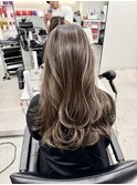 白髪ぼかしハイライト縮毛矯正ダブルカラー髪質改善30代40代50代
