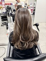 クレア 上大岡(CREA)&nbsp;白髪ぼかしハイライト縮毛矯正ダブルカラー髪質改善30代40代50代