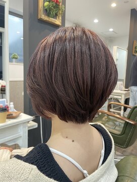 ルッカランス 経堂店(Lucca Lance) 後ろ姿ざ綺麗に見える大人ショートボブ