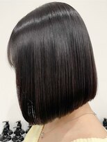 アトレ 福岡大名店(attrait)&nbsp;大人っぽいブラウンボブ × 上質な質感