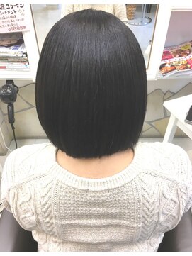 ナナナ パレナ 大津膳所店(nanana parena) Before→After　前下がり ボブ【nanana parena】