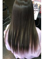 アンリップ ジー(salon unripＧ)&nbsp;unrip a.n イルミナカラー+プルエクステ