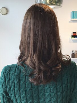 フレイムスヘアデザイン(FRAMES hair design) 透け感ベージュ×ゆるふわカール