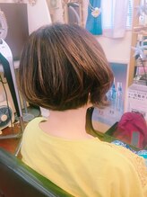 ココア(cocoa) 縮毛矯正/グラデーションボブ