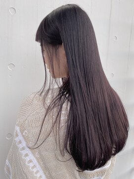 フェス カットアンドカラーズ(FESS cut&colors) 『FESS 鶴丸』【ラベンダーブラウン×ストレートヘア】