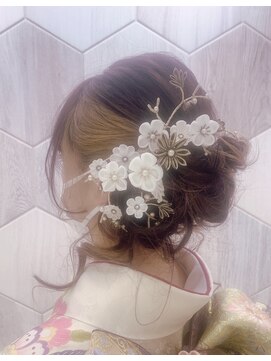 ビューティドレッセヤマノ 池袋パルコ(Beauty Dresse YAMANO) 【ヘアセット】振袖アップサイド寄せ