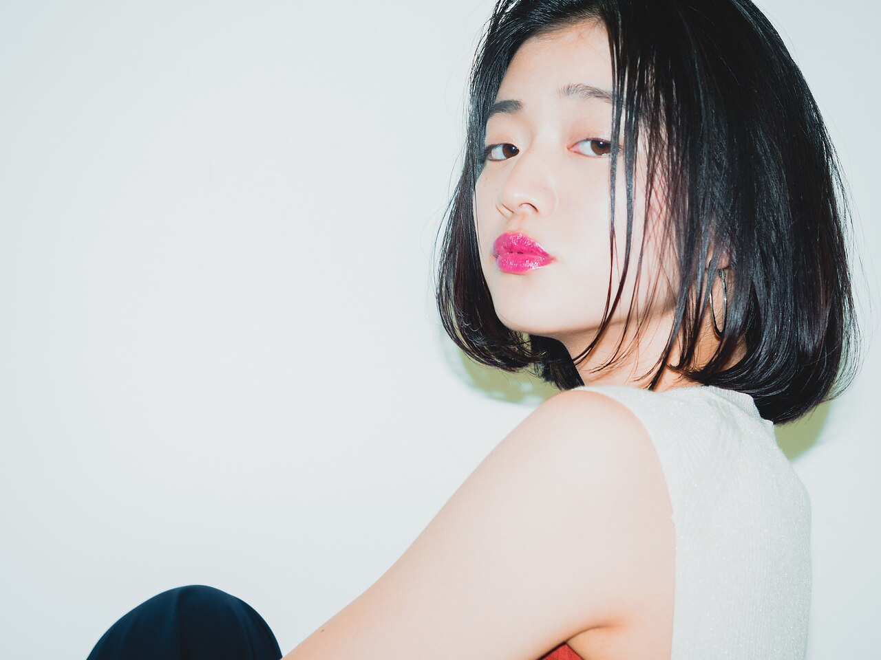 ☆3月限定クーポン☆デザインカット＋カラー【ロング料金あり】 ￥4900