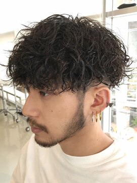 フィフス 原宿(fifth) ツイストスパイラルパーマ刈り上げマッシュショートツーブロック