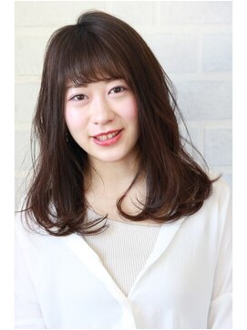 ヘアリゾートエーアイ 北千住店(hair resort Ai) 20代30代40代50代 色っぽふんわりミディの重軽ウェーブヘア♪