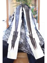 Elsa式！髪質改善”酸”性縮毛矯正《STEP2 1剤置き時間》 ※癖の強い方編