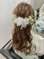 フォーディー(for D) Hair Salon for D ×　ハーフアップアレンジ