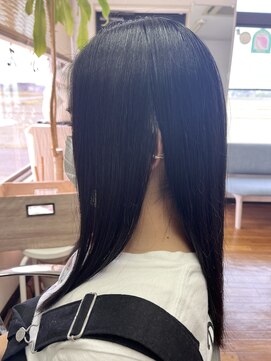 のぶえ美容室 学生縮毛矯正