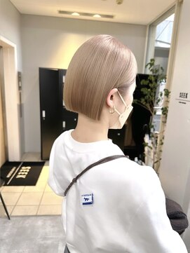 シーク 天神(SEEK) ミルクティーベージュ×ボブ