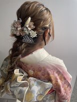 美容室 アイディー i-dee&nbsp;編みおろしアレンジ