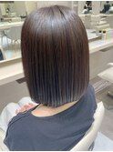 ナチュラルボブ*髪質改善トリートメント*縮毛矯正*チョコレート