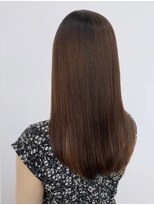 ヘアープロデュース ラピセット 松山(Lapset)&nbsp;30代40代髪質改善ココアブラウン艶感ストレート透明感赤み消し