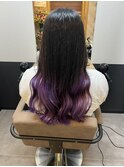 グラデーション×パープル【TELHAIRユーカリが丘】