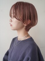 ガーランドツー(Garland 2F)&nbsp;マッシュショート/シースルーバング/ピンクベージュ/池袋