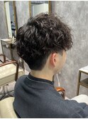 ハイライト/マッシュパーマ/ウルフ/アッシュブラック/津田沼