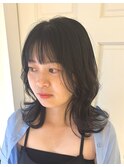ミディアムレイヤーヘア