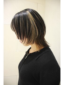 ディーン 名駅店(DEAN) ホワイトインナー インナーカラー シルバー 名古屋 名駅