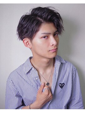 グロウ 別府店(growth) 男髪/かき上げ/ソフトツイスト/アップバング