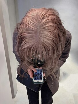 ペレ 梅田(PELE) 前髪/アンブレラカラー/こなれミディ/イメチェン/ウェーブパーマ