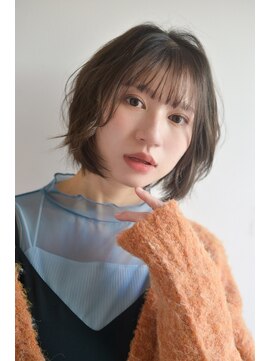 エールバイボヌール(Ere by Bonheur) 【西梅田堂島】大人フェミニンな丸みボブ♪