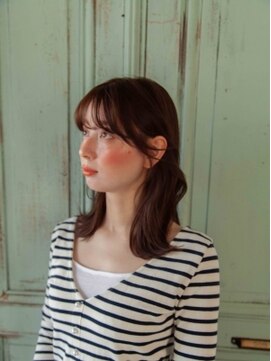 ビーウェイブ いわき(BE WAVE) 外ハネセミロングスタイル