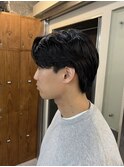 毛流れセンターパート