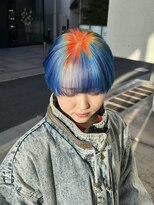 シーン(seen)&nbsp;○シャドールーツデザインカラー　表参道　中性ウルフ