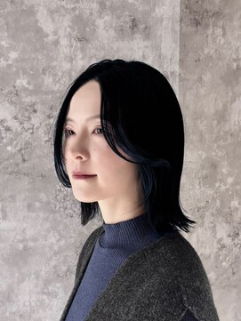 ヘアサロン コレハ(hair salon CoReha) 【ダークネイビー×ミディアム】