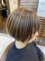 スプレール ヘア(SPLAIRE HAIR)&nbsp;大人女性ショートボブ白髪ぼかし/アンブレラカラー【髪質改善】