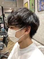 ステレオ ヘアデザイン 安城店(STEREO HAIR DESIGN) ゆるめシャドウパーマ×ナチュラルマッシュ（6月）