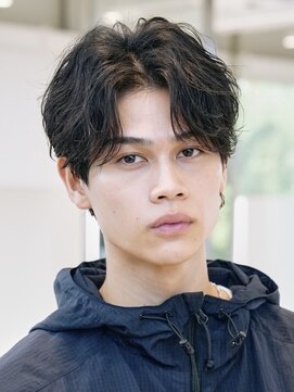 レタッチ バイ フィフス 銀座(RETOUCH by fifth) 銀座メンズマッシュシャドウパーマツイスパメンズパーマウルフ