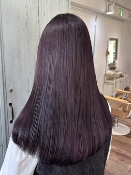 シュシュバイジャガラ 千葉駅北口店(chou chou byJAGARA) ラベンダーブラウン【chouchou千葉・千葉駅】