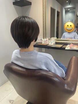 リプラス(Replus) トップを長めにコンパクトショートスタイル