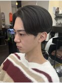 横浜ニュアンスパーマセンターパート緩めフェザーパーマ40代◆