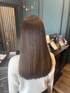 艶髪カラー『6Lvショコラブラウン』浦和/個室/オージュア