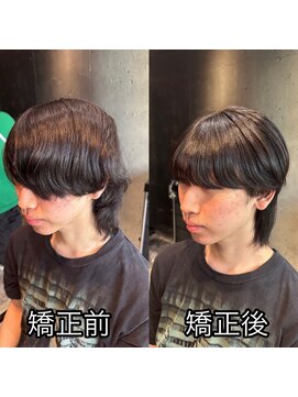 エノア 青山(ENORE) メンズ縮毛矯正/曲がる縮毛矯正/メンズ髪質改善/メンズカット