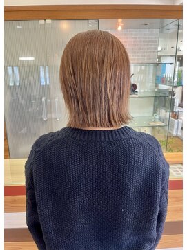 トップヘアー 中庄店(TOP HAIR fuapua) 切りっぱなしボブ【りり】