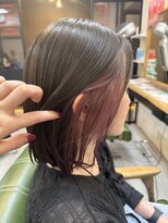 エマ 浦上駅前店(EMMA) インナーカラー × ピンク