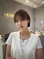 サンド 池袋 2nd(sand) ぱつっとボブ/ミニボブ/顎下1cmボブ