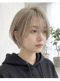 【近鉄八尾】ダブルカラー ブリーチ トレンドショート★